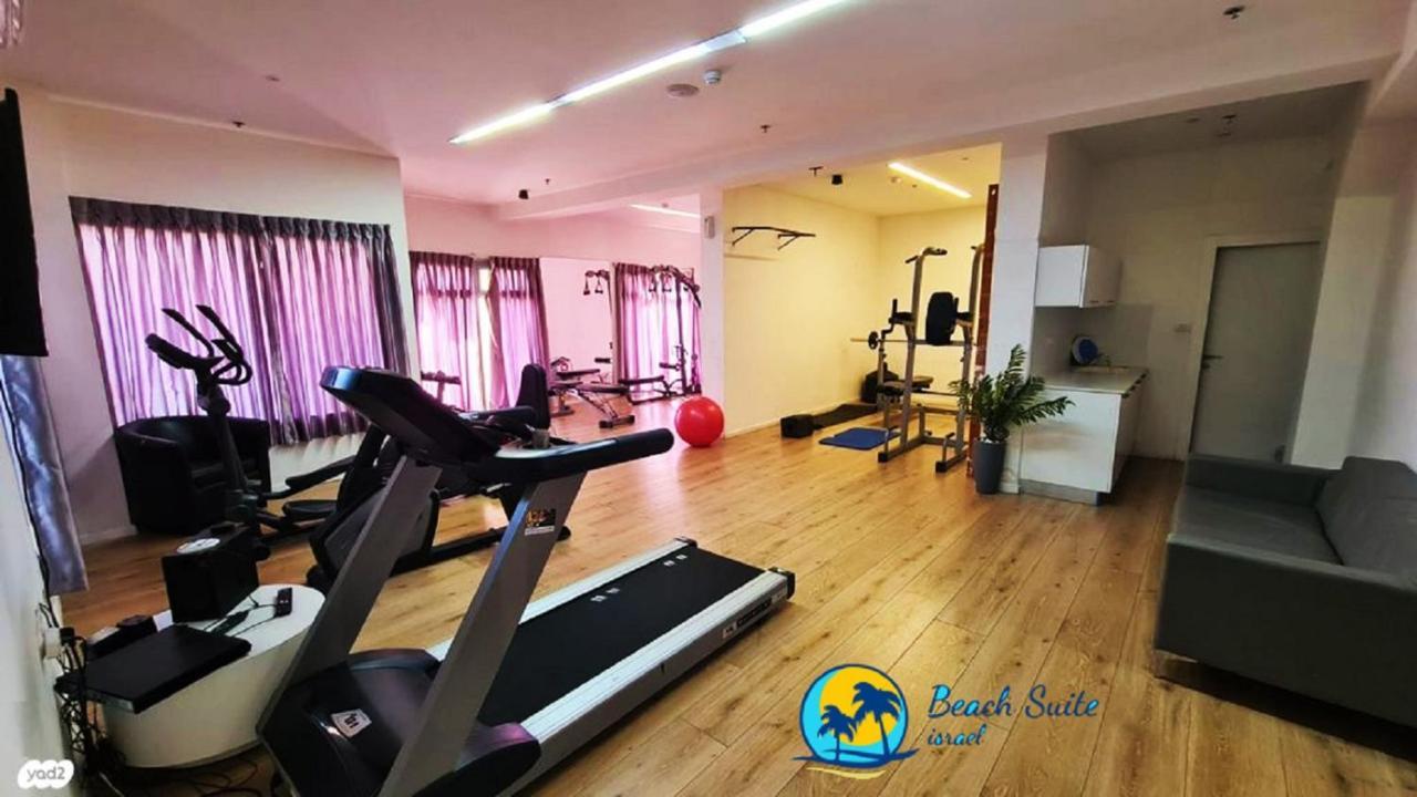 Beach Suite Israel- Private Jacuzzi Garden Suite & Gym, 3 Min Walk To Beach ביץ סוייט ישראל- ג'קוזי פרטי בגינה 3 דקות הליכה לים וחדר כושר Ashkelon Luaran gambar