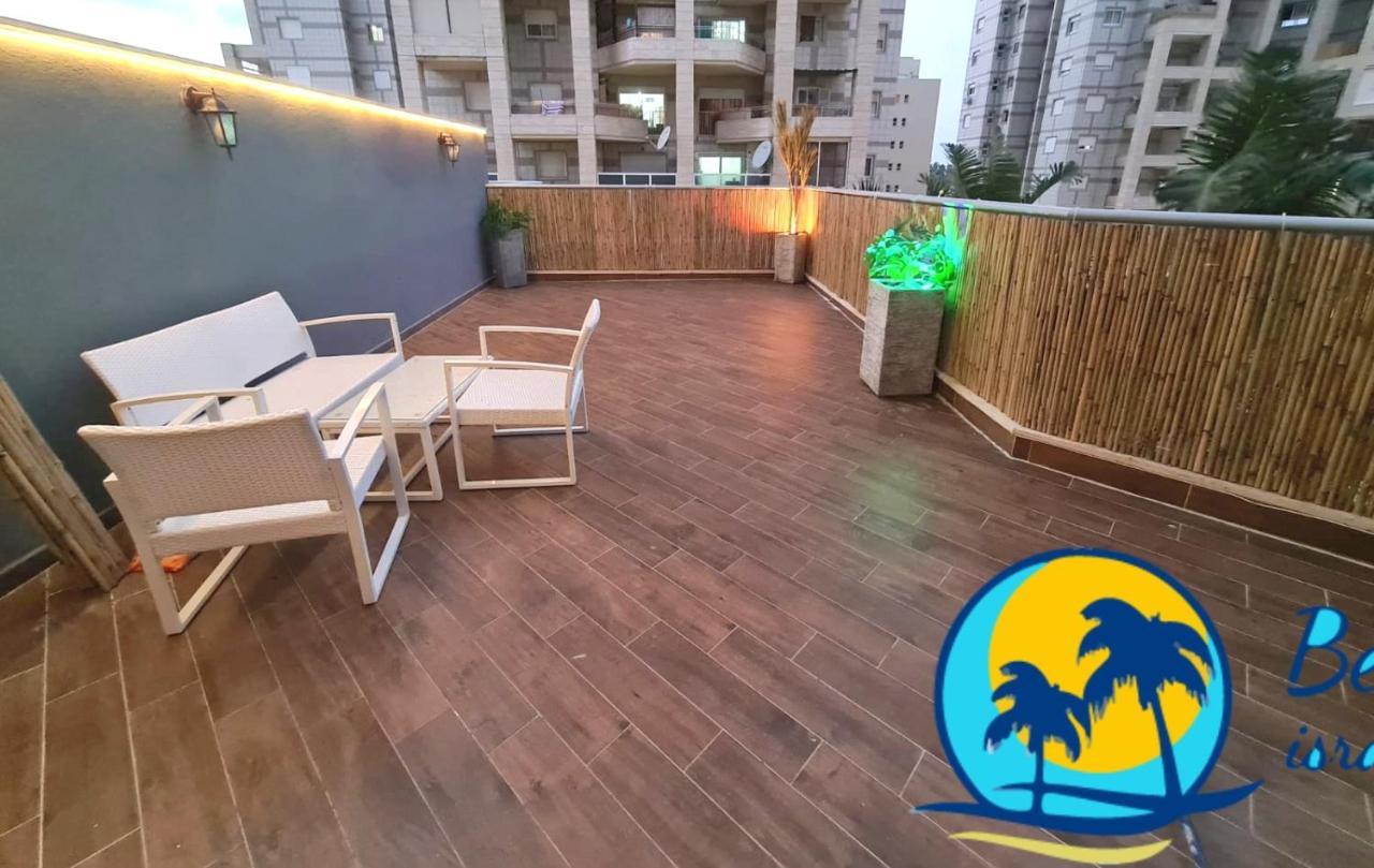 Beach Suite Israel- Private Jacuzzi Garden Suite & Gym, 3 Min Walk To Beach ביץ סוייט ישראל- ג'קוזי פרטי בגינה 3 דקות הליכה לים וחדר כושר Ashkelon Luaran gambar