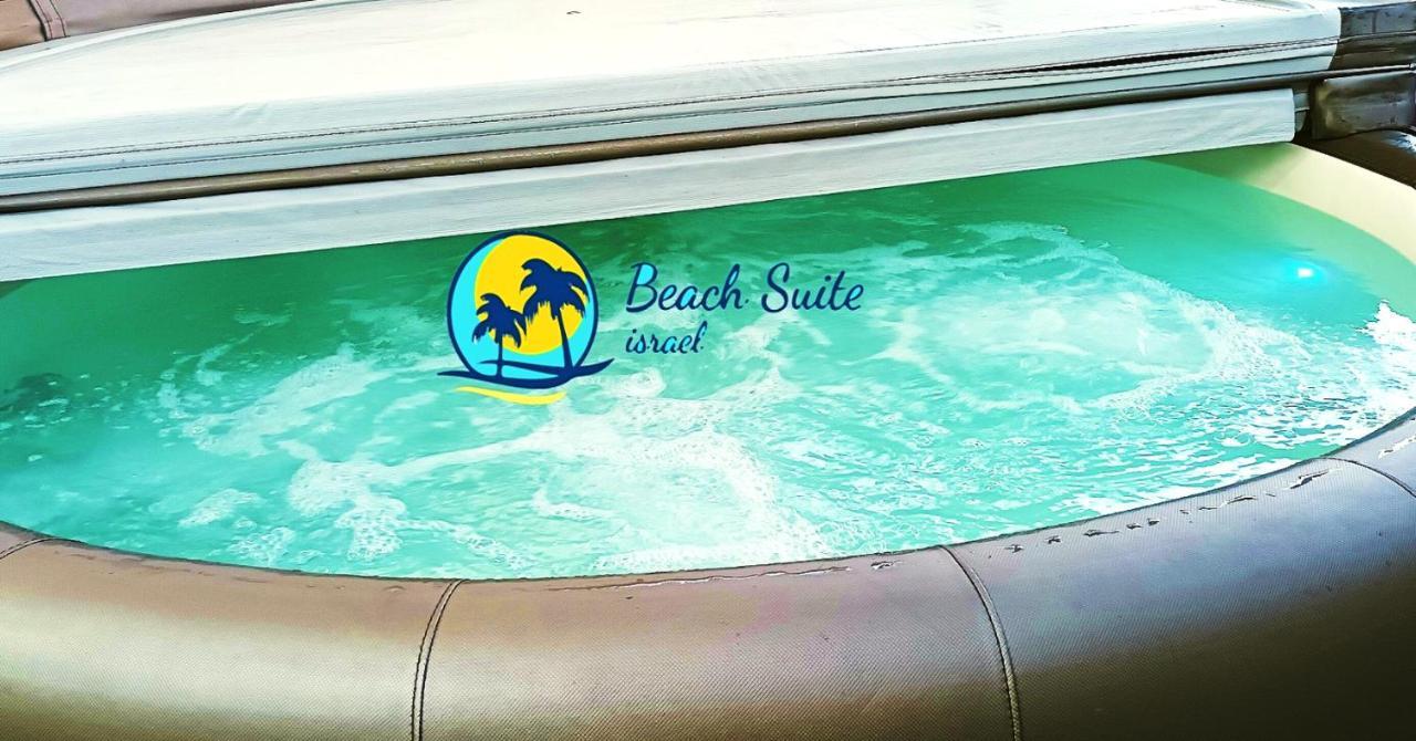 Beach Suite Israel- Private Jacuzzi Garden Suite & Gym, 3 Min Walk To Beach ביץ סוייט ישראל- ג'קוזי פרטי בגינה 3 דקות הליכה לים וחדר כושר Ashkelon Luaran gambar